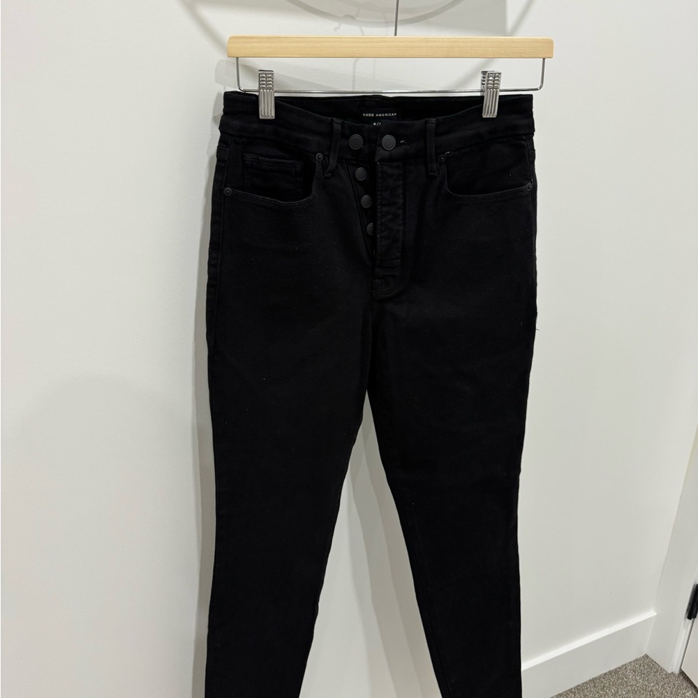 Good American black jeans